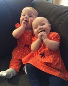 Katie Fehlinger’s twins Parker and Kaeden, 8 months old
