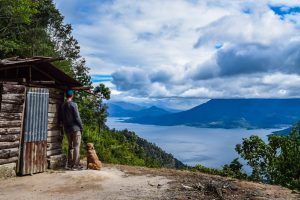 Tom Turcich at Guatemala’s Lake Atitlan 