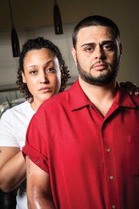 Kell Ramos and his wife Tamara have experienced domestic abuse both in their childhood homes and in the home they have made with each other